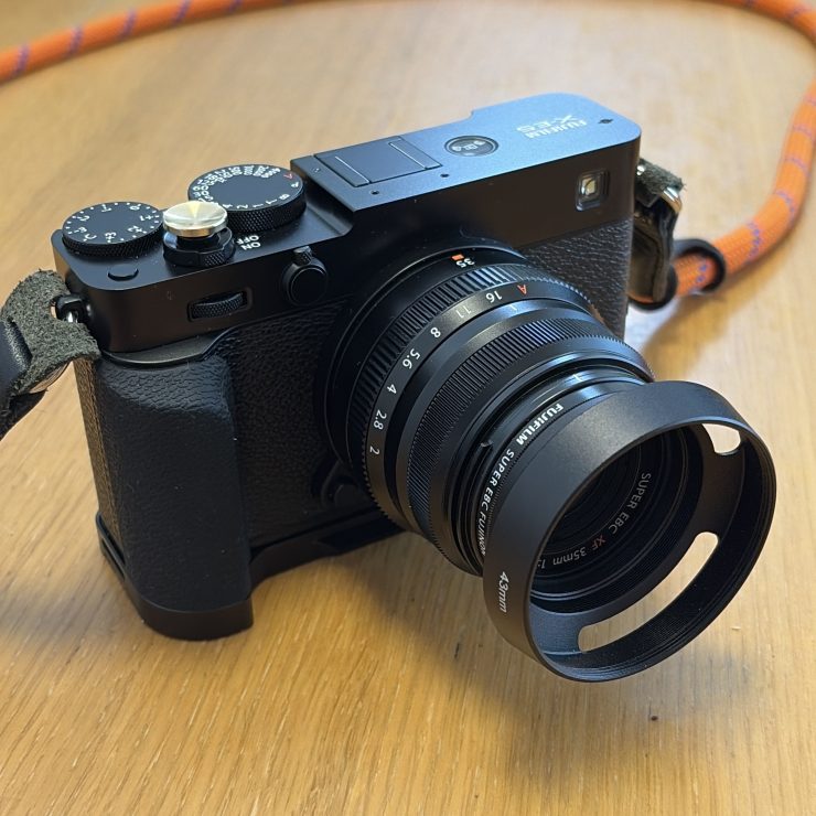 FUJIFILM X-E5＋XF35mm F2 と polygon S試作モデル