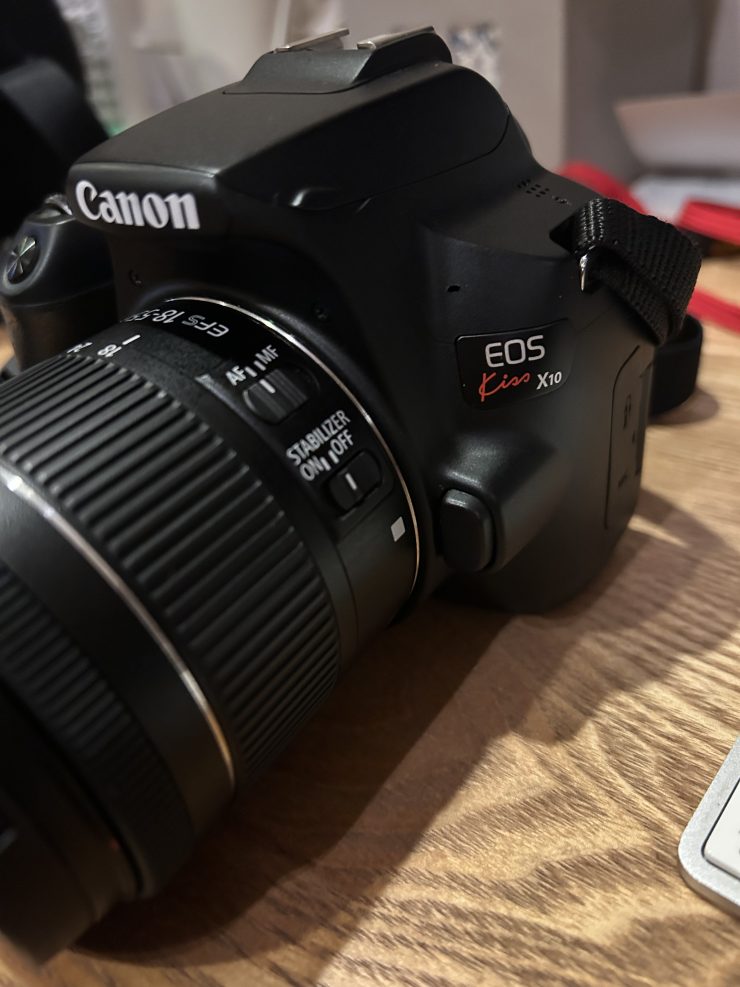 Canon EOS Kiss X10＋EF-S18-55mm と polygon S 試作モデル