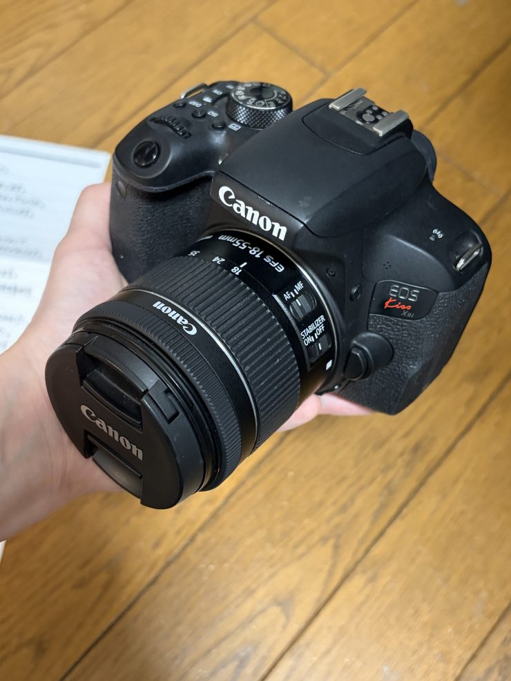 Canon EOS Kiss X9i＋EF-S18-55mm F3.5-5.6 と polygon S 試作モデル