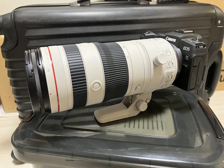 EOS RPとRF70-200mm F2.8 L IS USM Z でpolygon XL 試作モデル（ブラック）
