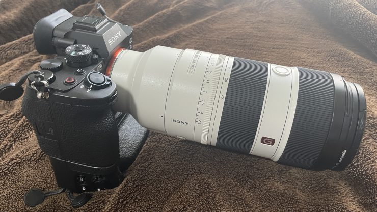 SONY α7 IV / α7R V(縦グリップ付)＋FE 70-200mm F2.8 と polygon XL 試作モデル