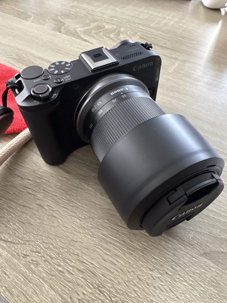 Canon EOS R50 V＋RF-S55-210mm F5-7.1 と polygon S 試作モデル