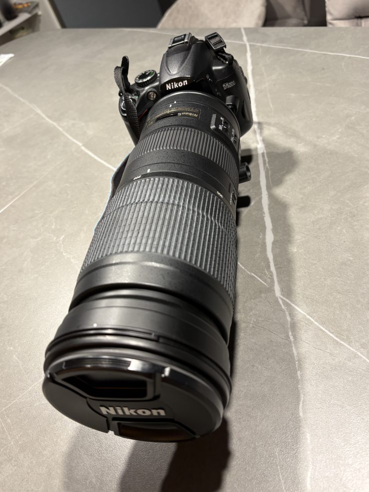 Nikon D5000＋AF-S NIKKOR 200-500mm f5.6 と polygon XL 試作モデル
